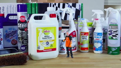 B&Q Mini Pete – cleaning products